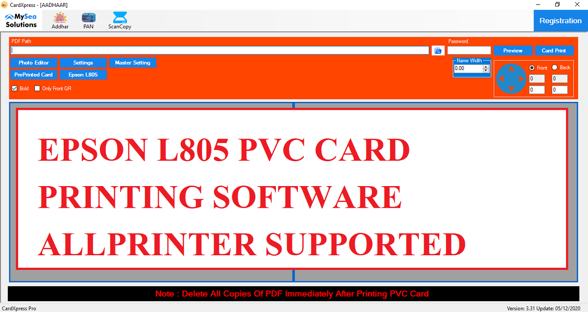 Epson Id Card Printing Software
