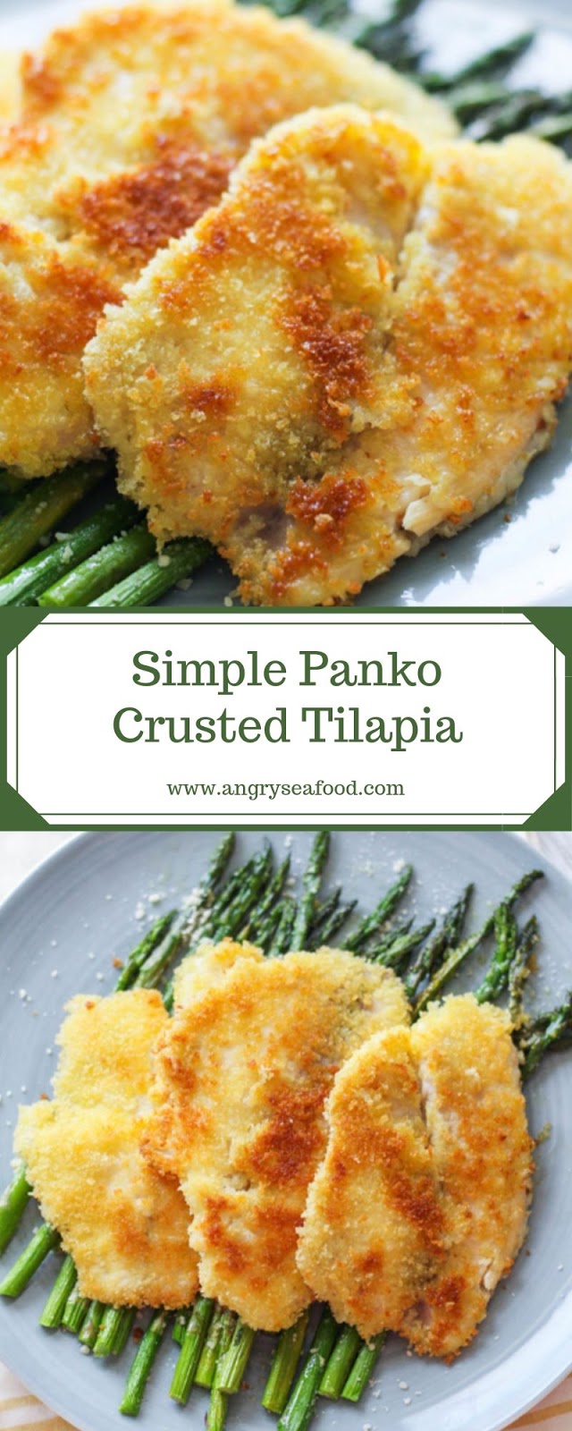 Simple Panko Crusted Tilapia