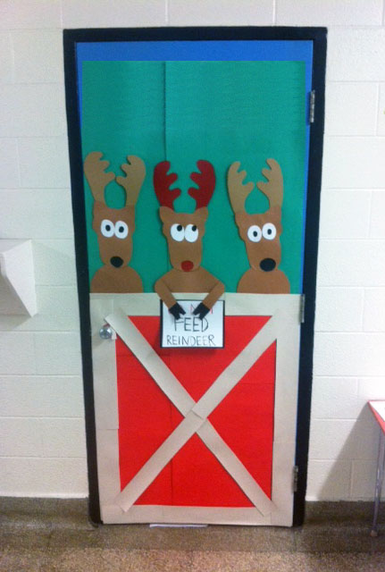 artisan des arts: Christmas themed door