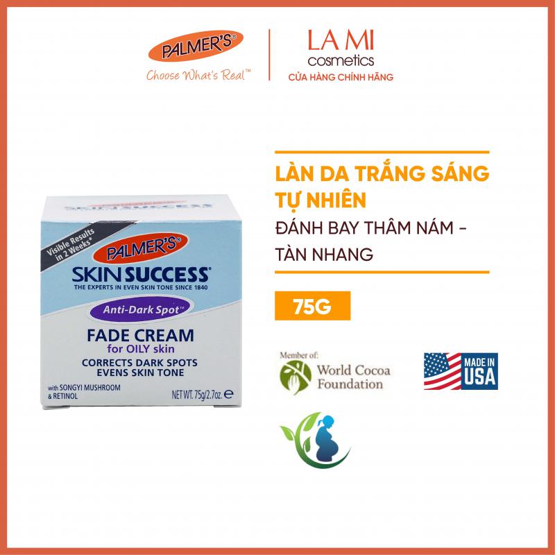 Kem Dưỡng Trắng Sáng Da, Mờ Thâm Nám–Tàn Nhang 75g (Cho Da Dầu) - Palmer's 7 FRAME FACE 42 min