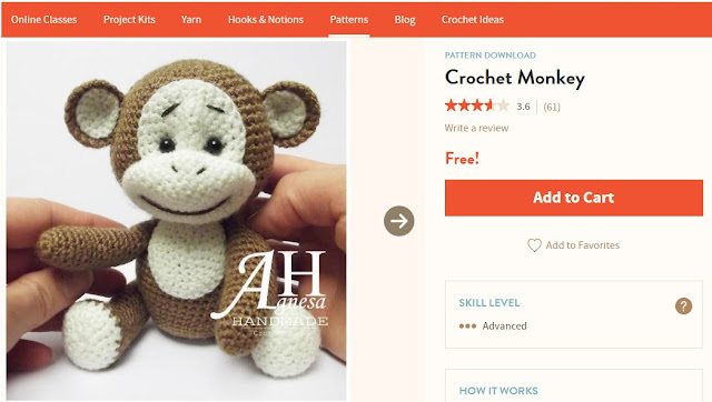 Free Pattern Crochet Małpka amigurumi - krok po kroku