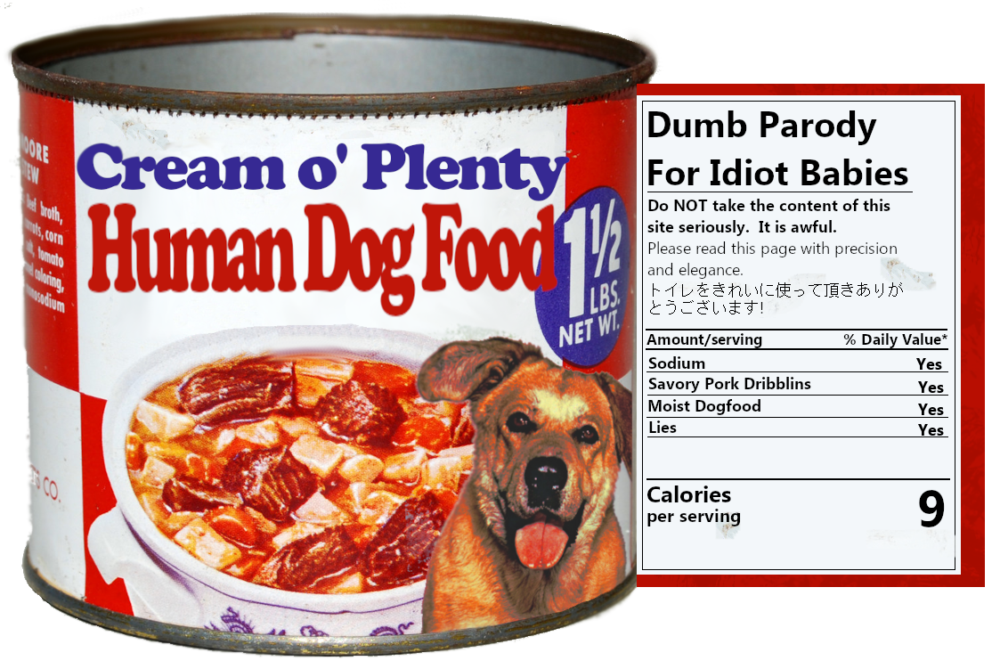 CreamofPlenty Presents Human Dog Food