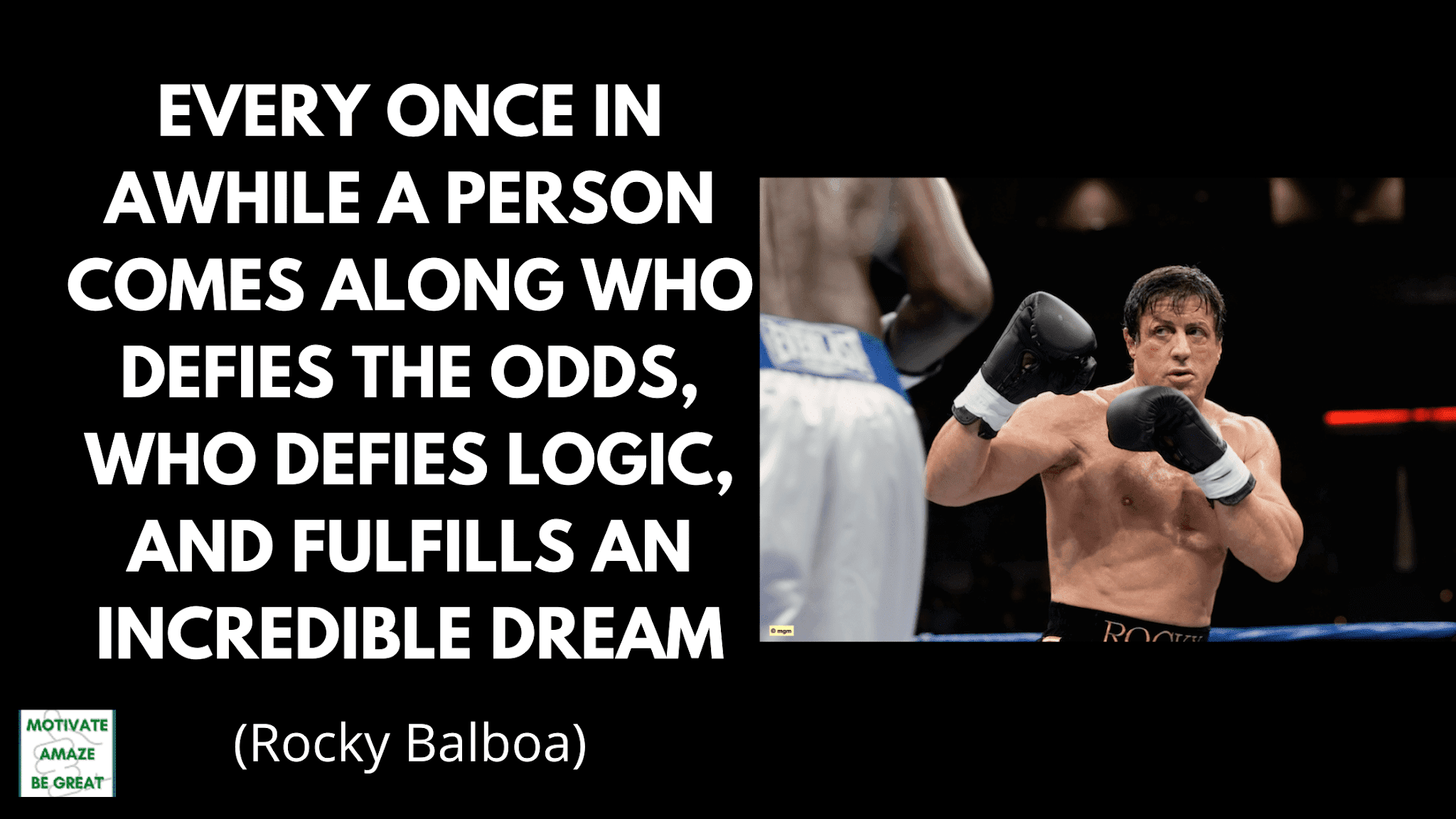 Rocky Balboa – Wannabe