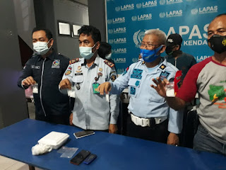 Lapas Kelas IIA Kendari Gagalkan Penyelundupan 44 Gram Sabu