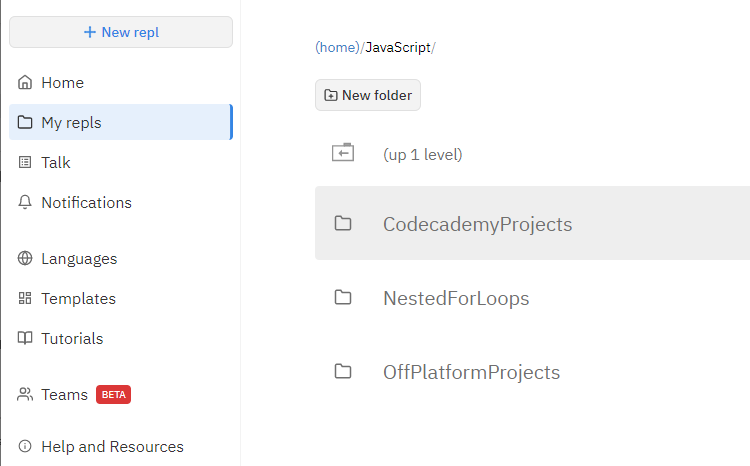 How I use repl.it to organize code exercises