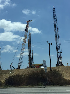 drilling on landfill in Carson
