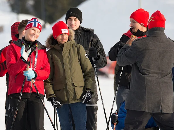 Crown Princess Mette Marit and Crown Prince Haakon of Norway and Princess Ingrid Alexandra and Sverre Magnus