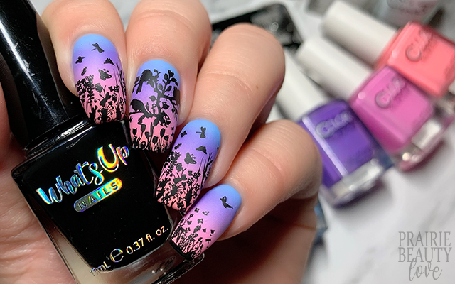 Prairie Beauty: NAIL ART: Springtime Sunset Silhouette Nails