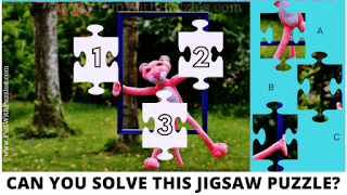 Can you find the missing jigsaw pieces in these picture puzzles?