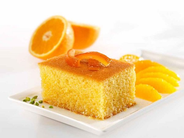 How to make an orange (basbousa) How to make an orange (basbousa)