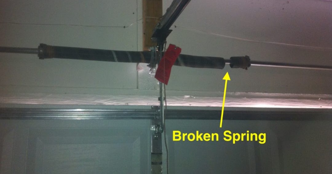 Broken Garage Door Spring Repair Service in Houston TX Road Runner