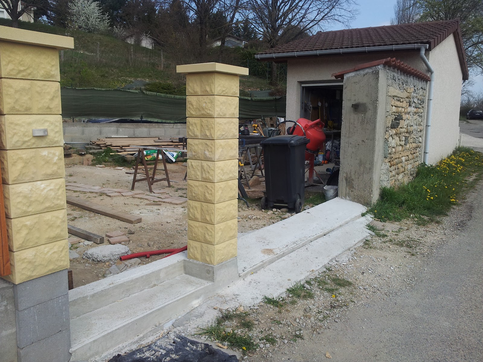 Pilier De Portail Pilier Portail Motorisation Portail Coulissant