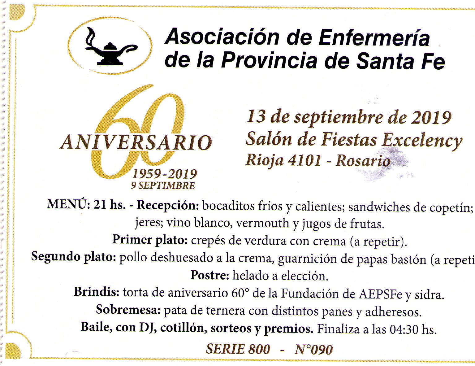 1959 - 60 ° Aniversario de la Fundacion de AEPSFe - 20109