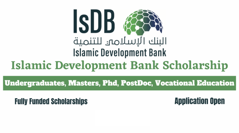 Islamic Development Bank Scholarship 2021
