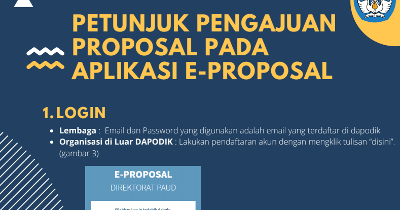 Petunjuk Pengajuan Proposal Pada Aplikasi EProposal
