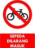 Rambu K3 Kumpulan Rambu Larangan K3 Safety Sign Manajemen K3 Umum