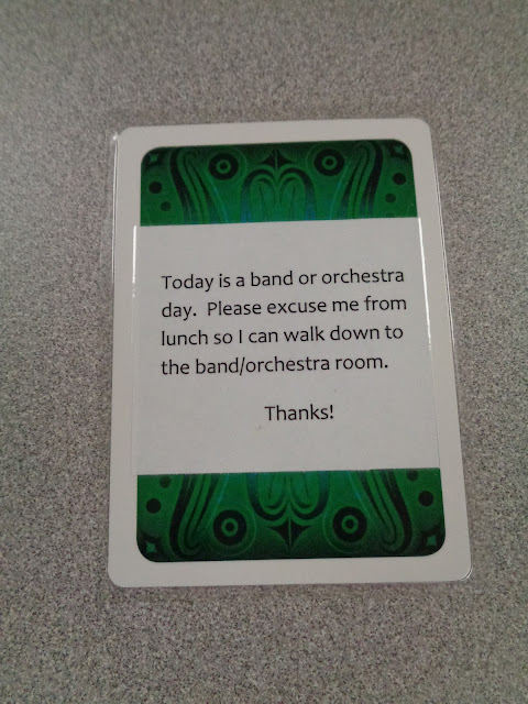 band orchestra hall pass