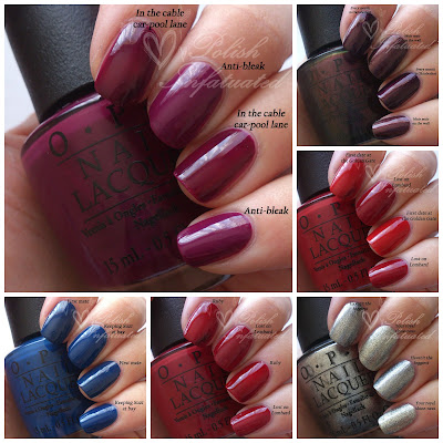 OPI San Francisco collection comparisons ~ Polish Infatuated