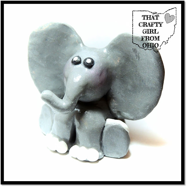Edward The Polymer Clay Elephant