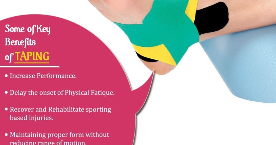 At Physio Some of key Benefits of tapping