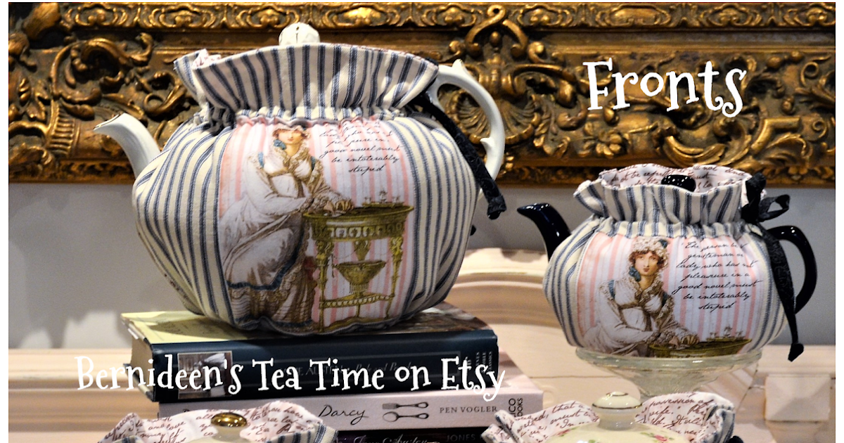 Bernideen's Tea Time, Cottage and Garden JANE AUSTEN TEA COZIES