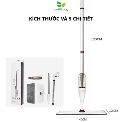 CÂY LAU NHÀ PHUN NƯỚC XOAY 360 ĐỘ