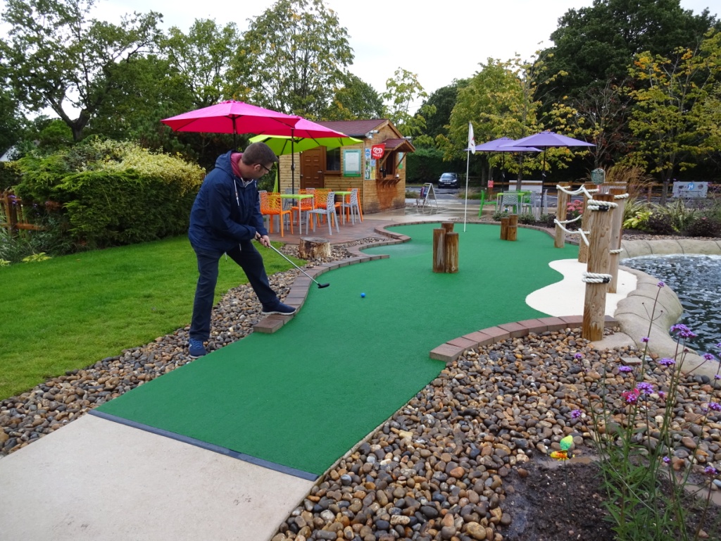 The Ham and Egger Files Adventure Golf at the Four Ashes Golf Centre