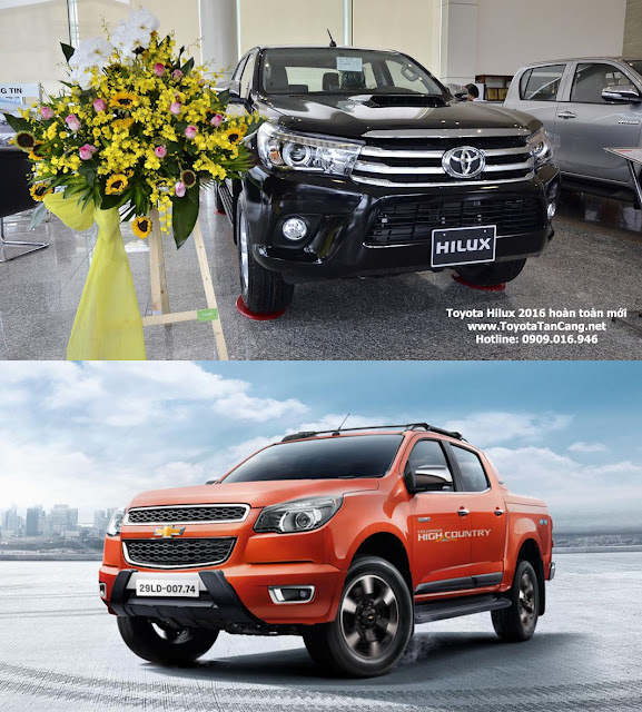 Chọn xe bán tải Toyota Hilux 3.0G 4x4 hay Chevrolet Colorado High Country ? Chọn xe bán tải Toyota Hilux 3.0G 4x4 hay Chevrolet Colorado High Country ?