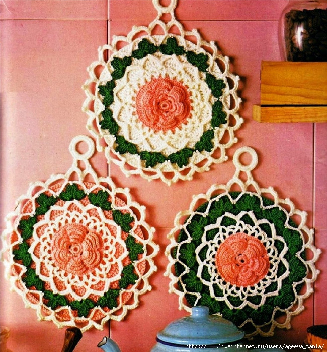 Crochet Knitting Handicraft Crochet potholders