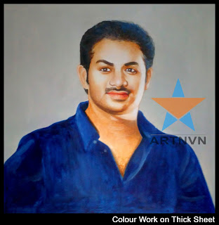 Top Best Professional Colour Pencil Pastel Water Colour Portrait Painting Artist in Hyderabad Telangana INDIA