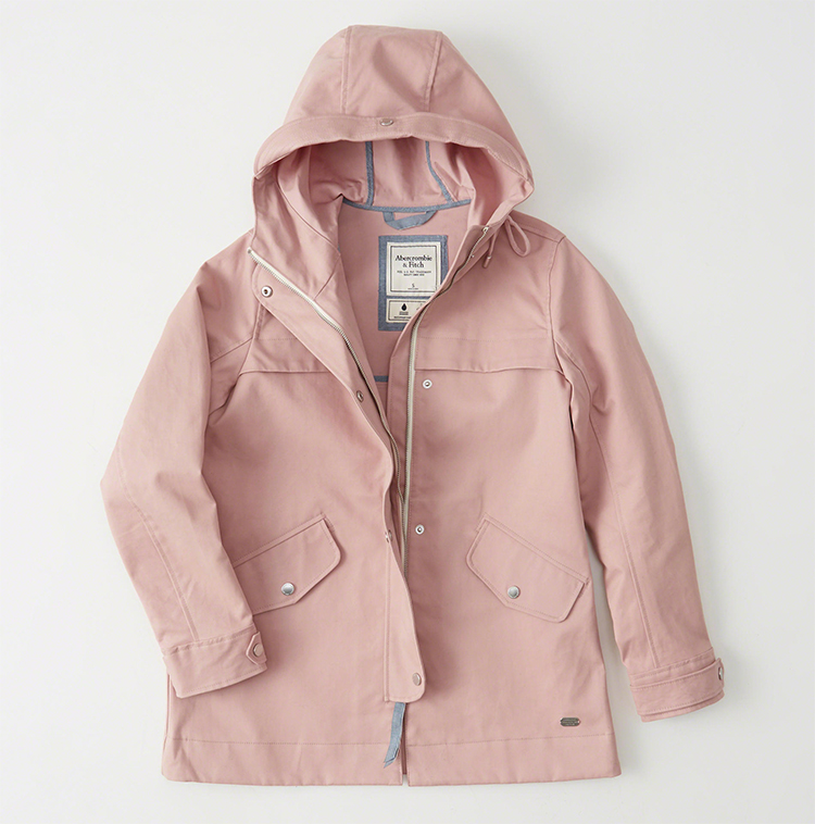 abercrombie and fitch raincoat