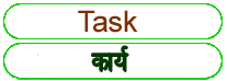 Task meaning in HINDI