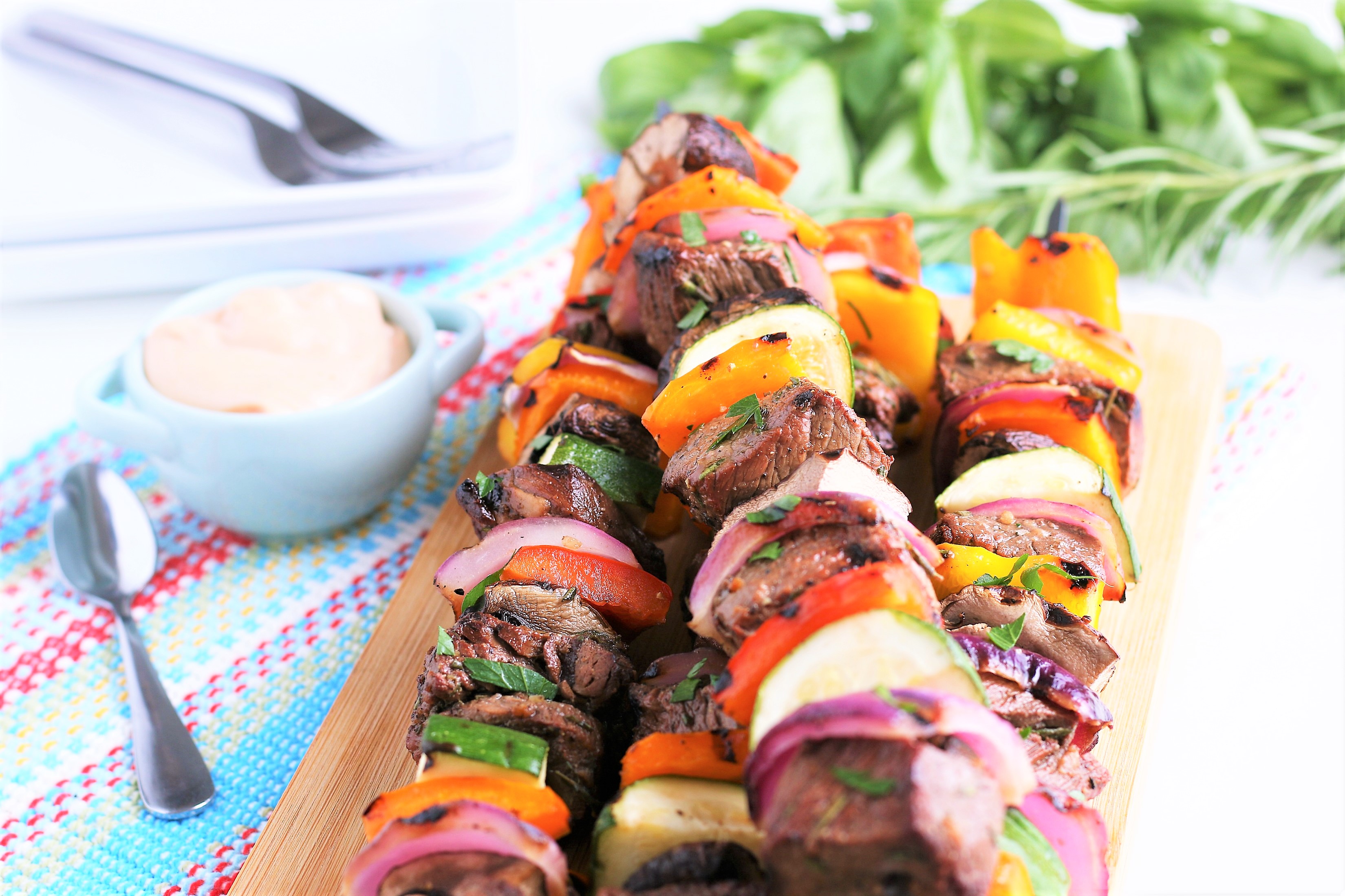 Grilled Steak Skewers What's Cookin' Chicago