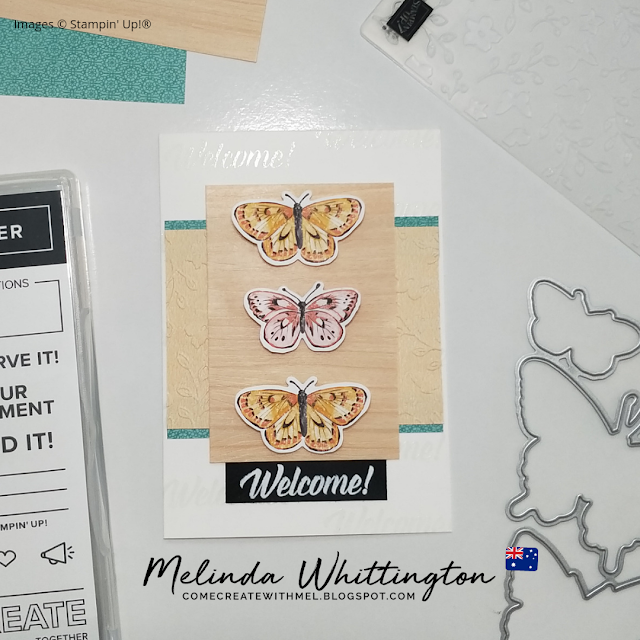 Stampin' Up! Butterfly Bijou DSP Melinda Whittington