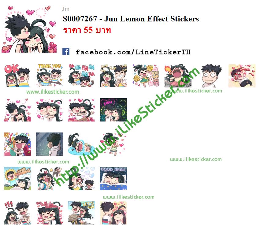 Jun Lemon Effect Stickers
