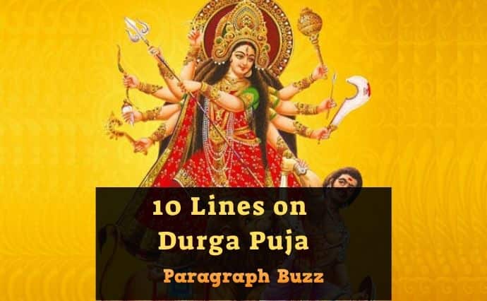 Durga puja essay in english 15 lines image
