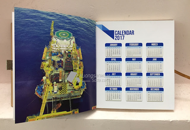 sổ tay dán gáy cao cấp