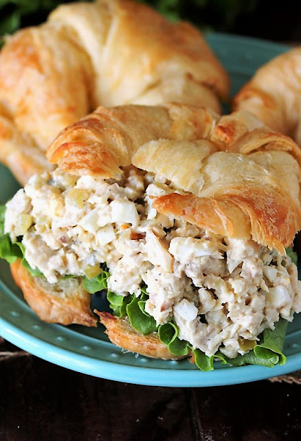 Southern Turkey Salad On a Croissant Image