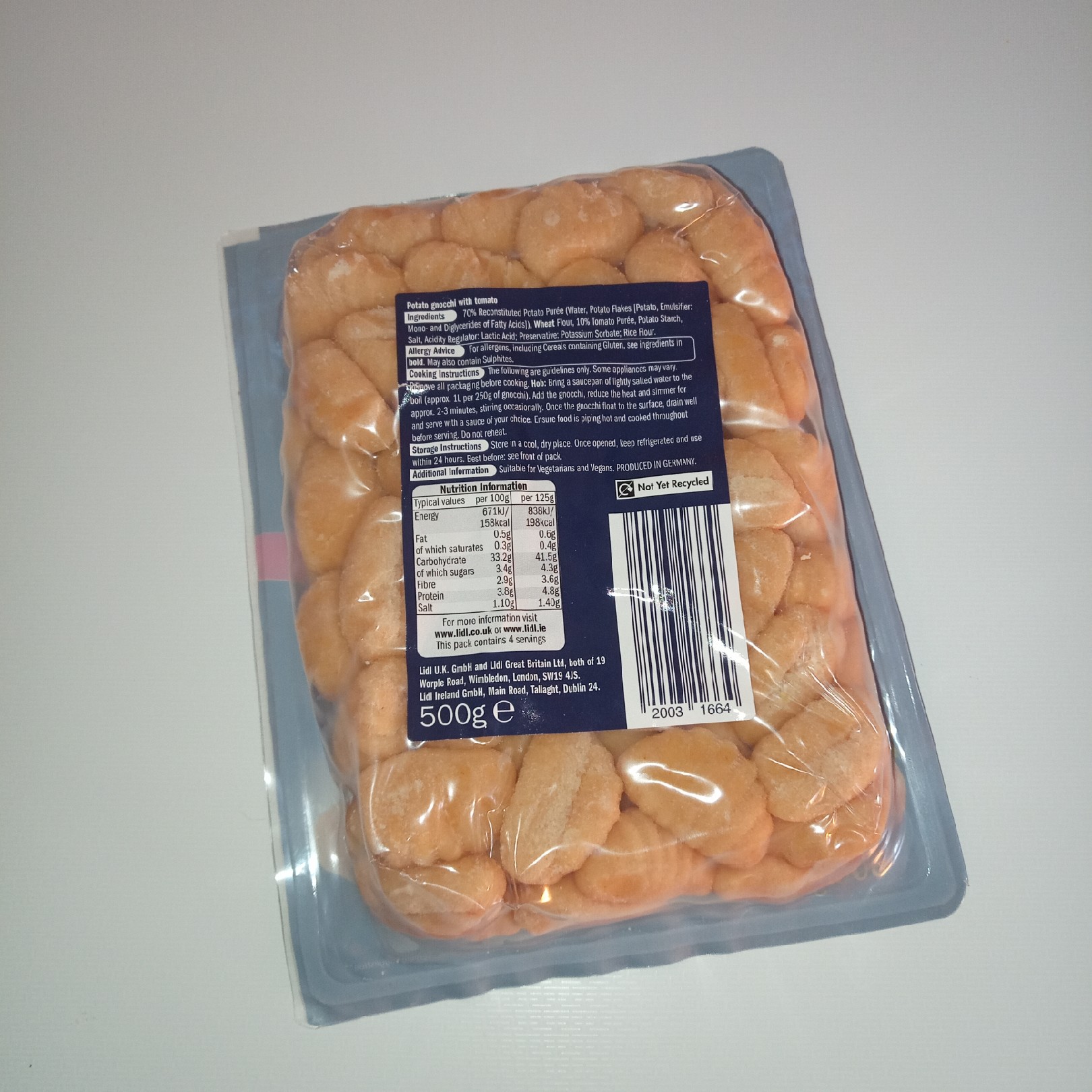 Supersupergirl's Food Reviews Lidl Italiamo Tomato gnocchi