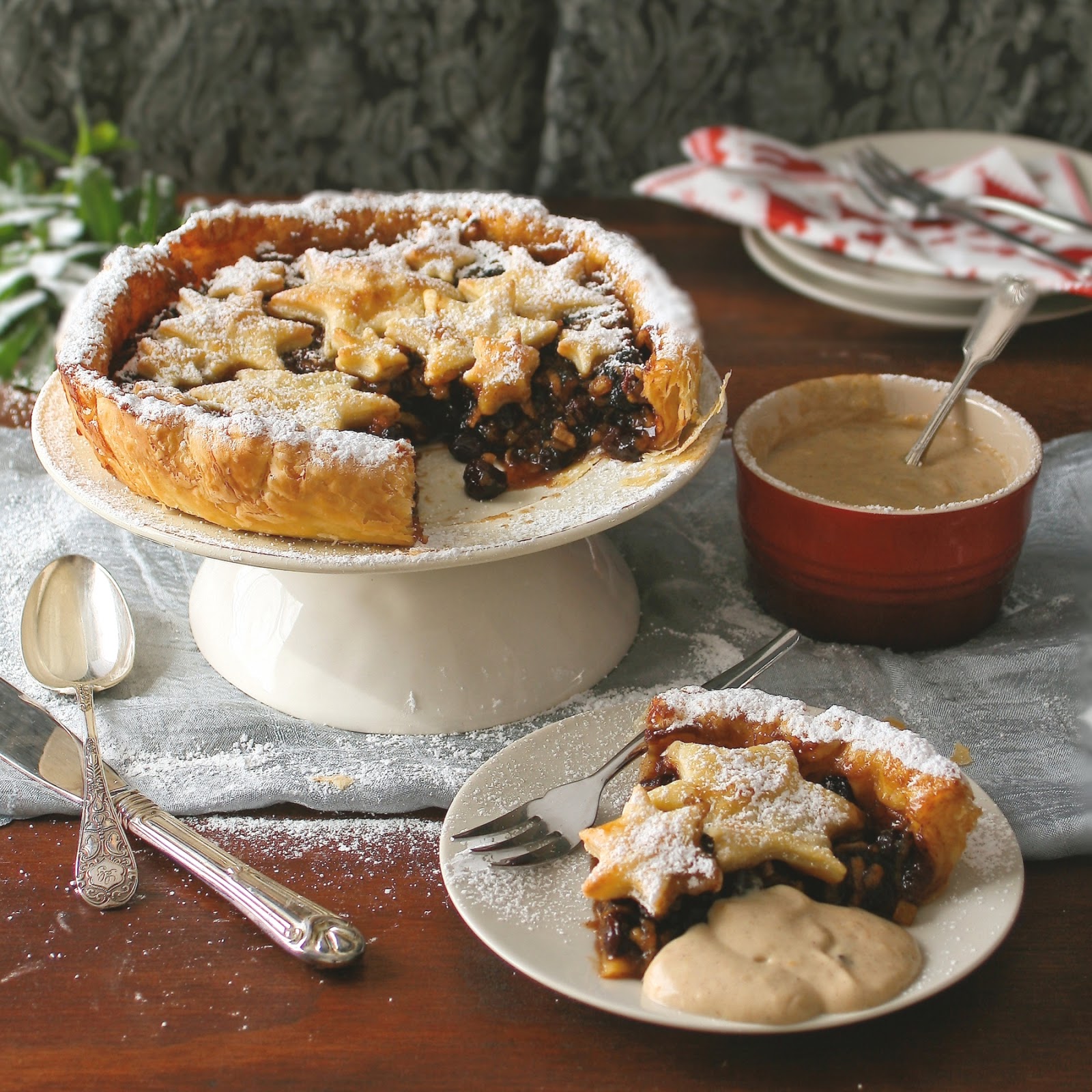 Cupcakes & Couscous Mince Pie Tart with Christmas Custard