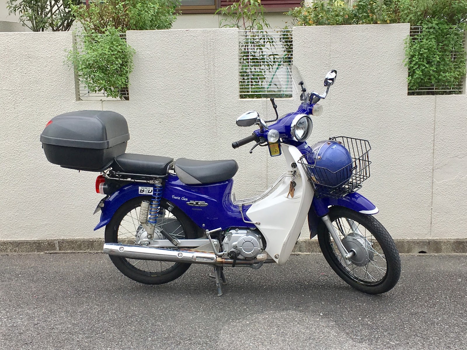 スーパーカブ110ja10 用 リアキャリア ボックスの考察