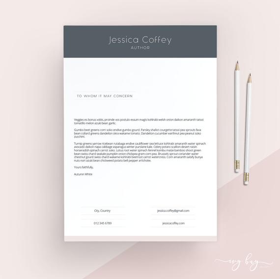 Letterhead Cover Letter Resume Letter