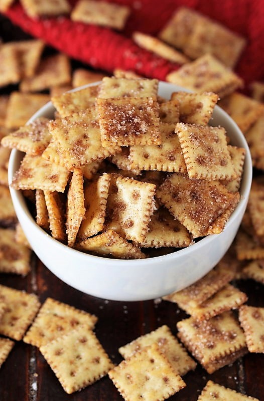 Super Easy Cinnamon Sugar Crackers The Kitchen is My Playground