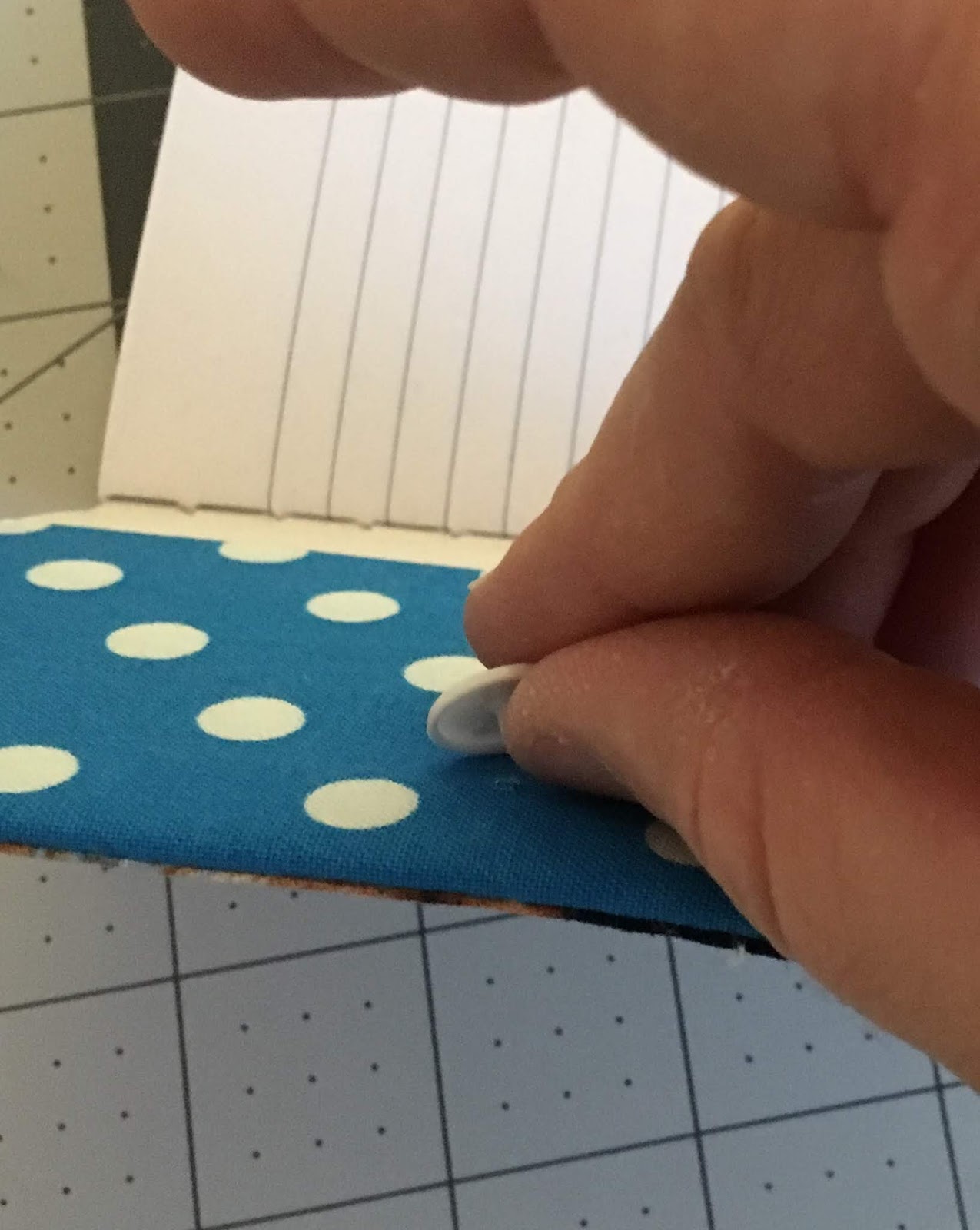 Fabriccovered mini composition books tutorial