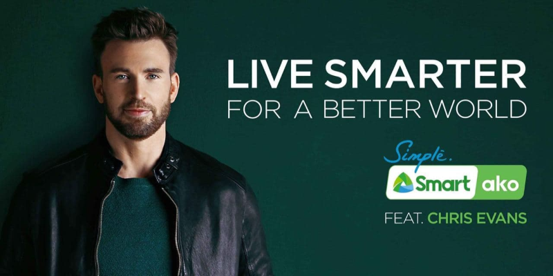 Chris Evans is newest face of Smart Communications Chris Evans is newest face of Smart Communications