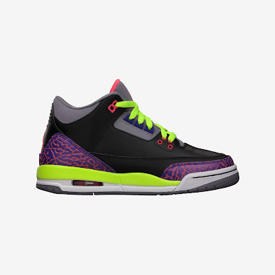 Air Jordan 3 Retro (3.5y-7y) Girls' Shoe # 441140-039