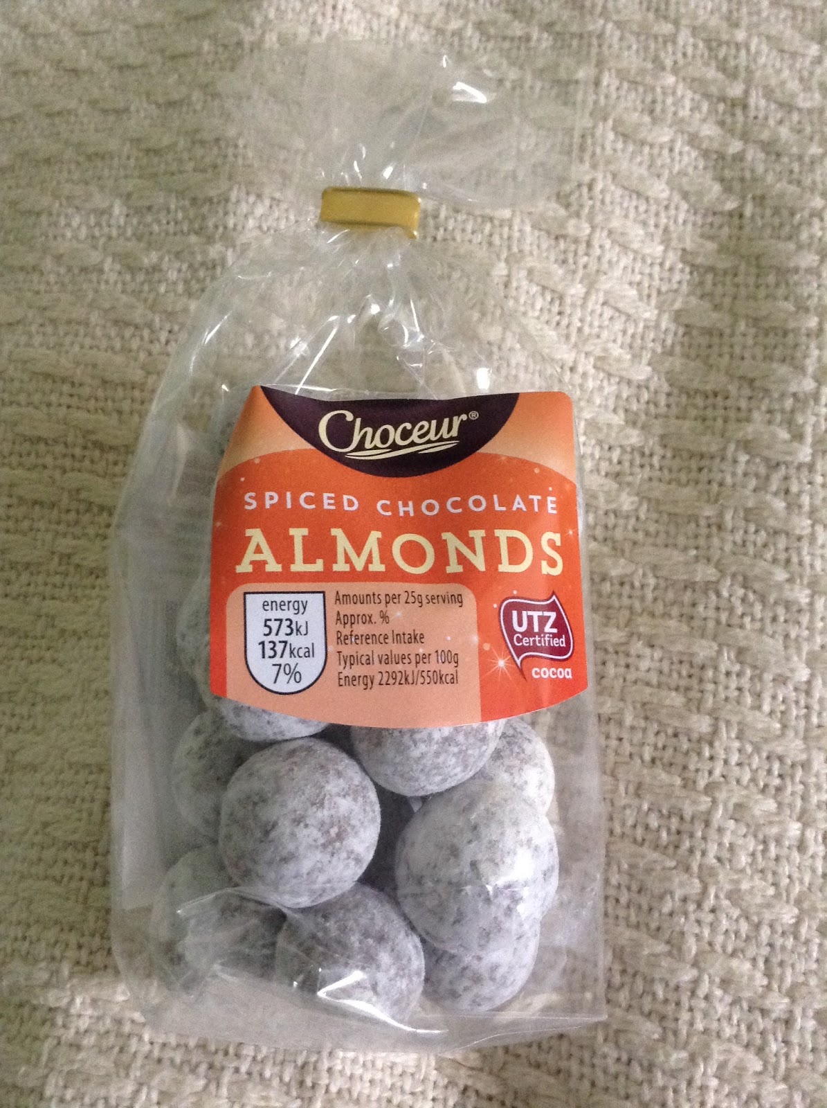 Aldi Choceur Spiced Chocolate Almonds