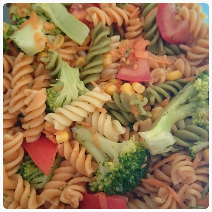 rainbow pasta salad