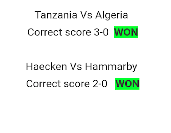 Best Correct Score Apk