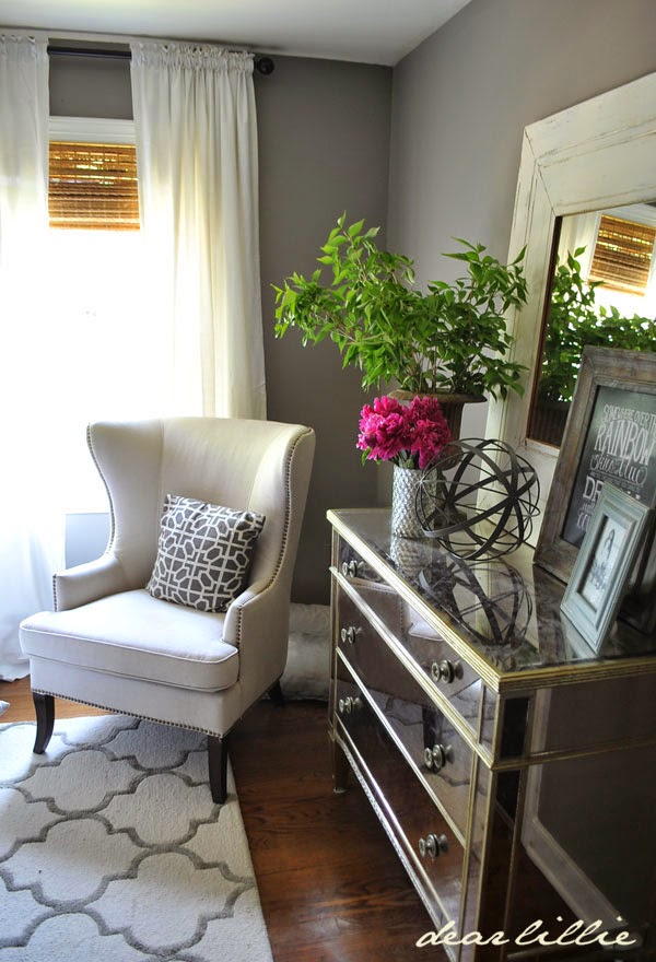 Dear Lillie: Some Finishing Touches to Our Gray Guest Bedroom